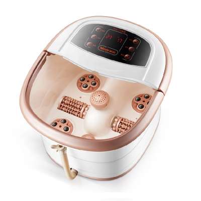 Automatic Detox Shiatsu Electric Vibrating Electric Foldable Ionic Pedicure Foot Spa Bath Basin