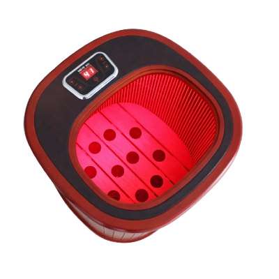 New design hand held infrared heat vibrating massager with CE certificate sweat steam basin